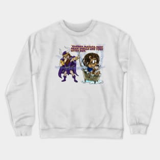 Minnesota Vikings Fans - Kings of the North vs Stinky Kitties Crewneck Sweatshirt